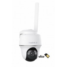Reolink Go Series G440+SIM akkukäyttöinen 8MP 4G kamera ulkokäyttöön (Go PT Ultra)