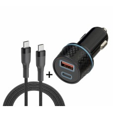  AUTOLATURI USB-C/USB-A (PD/QC) 25W+18W MUST